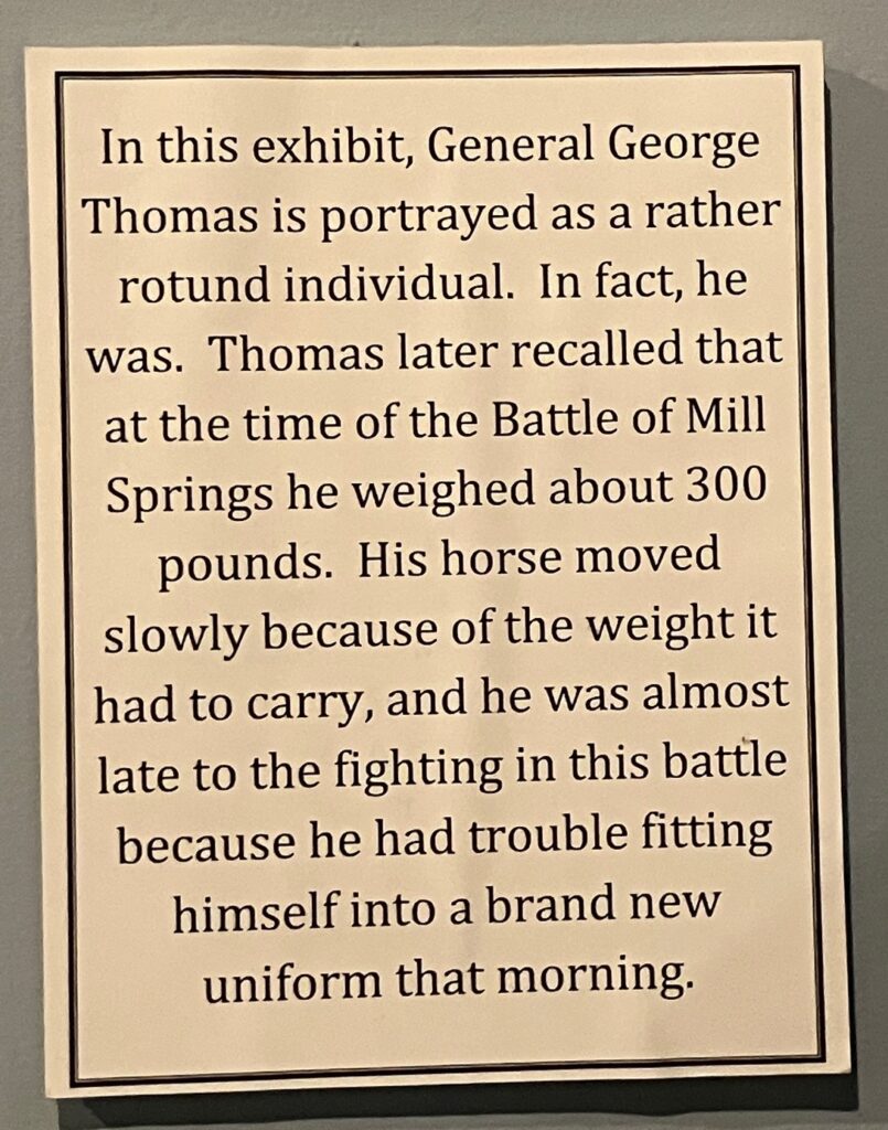 Mills Spring Battlefield General George Thomas