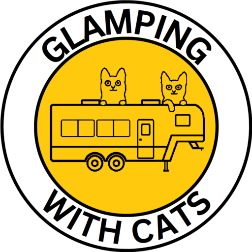 Logo for glamping with Cats